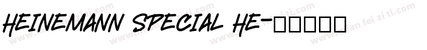 Heinemann Special He字体转换